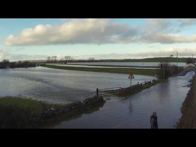 Flooding At Long Load, Somerset, England