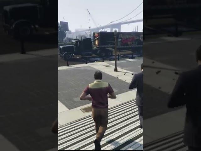 CHASE AFTER LAZLOW IN GTA V #gta5 #shorts