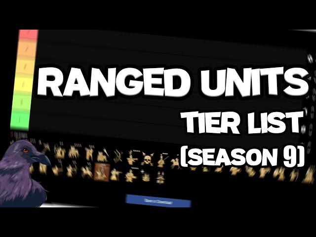 Age of empires 4 - Ranged unit tier list SEASON 9 October 2024