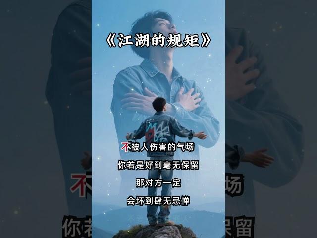 生活感悟，江湖的规矩