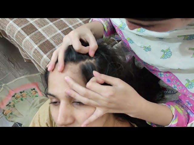 My Long Hair Nit Picking Video ||ASMR Pakistan