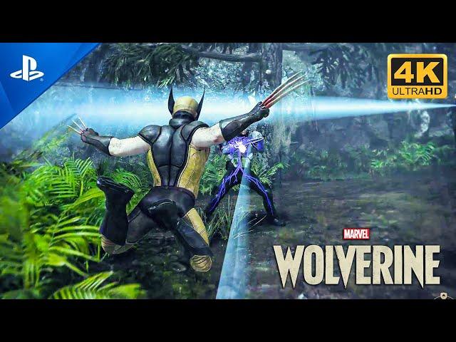 Marvels Wolverine Brutal Hack n Slash Fighting Moves Gameplay 4K 60FPS