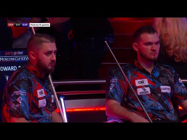 Skyler Woodward/Billy Thorpe vs Alex Kazakis/Niels Feijen | Day Two | 2019 Mosconi Cup