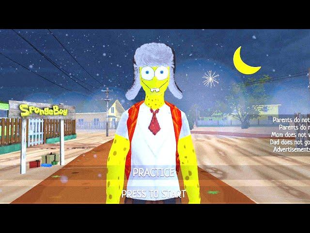 School Boy in SpongeBob Mod | Dark Monster Inside House