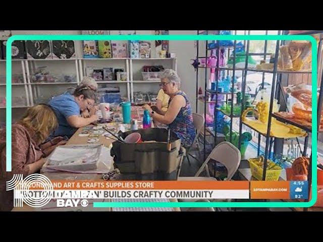 Secondhand arts & crafts supply store supports local crafting community