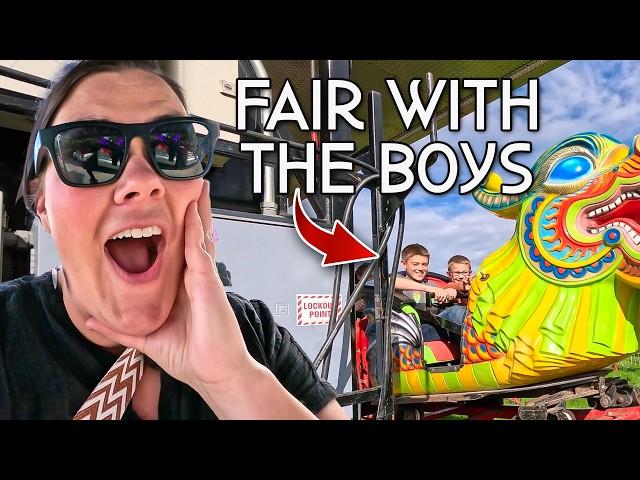 Alaska State Fair AGAIN But W/ Kids! | Rides, Games, Food & Shows!