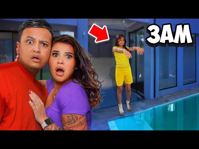 We Caught Our Adopted Daughter SLEEPWALKING at 3AM!