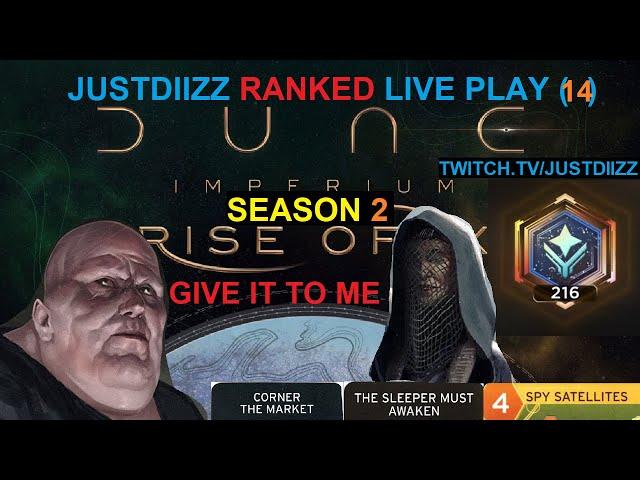 BACK TO MASTERS Ranked Dune Imperium Digital IX:  Live Play S2(14)