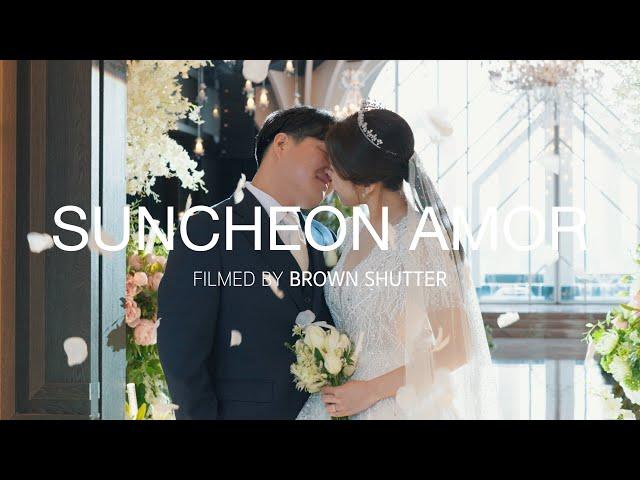 순천 아모르 웨딩 본식하이라이트 영상 I 브라운셔터 Cinematic wedding video 4K