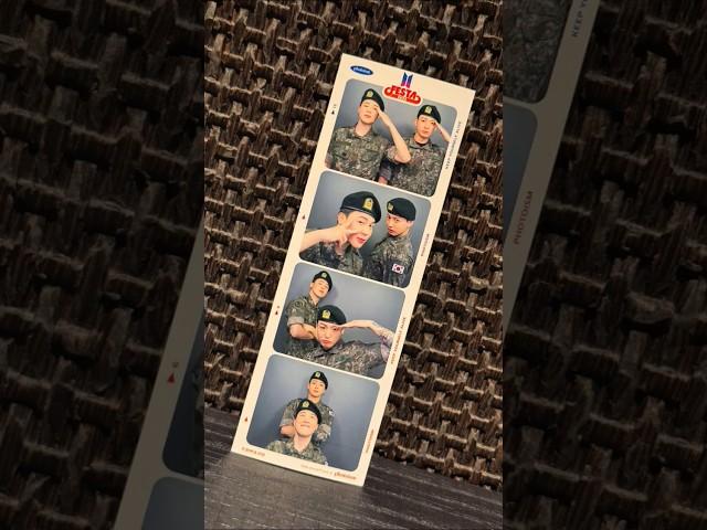 They took Picture from Festa booth #bts #festa #jikook  #army #ytshort