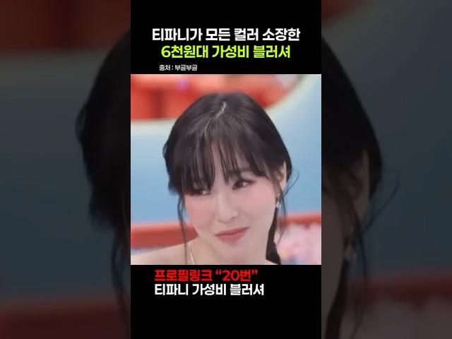 #티파니픽 #가성비블러셔 전색상 소장! 티파니의 데일리템 6000원템