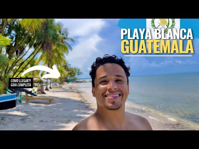 Una Playa BLANCA en Guatemala | TOUR por IZABAL