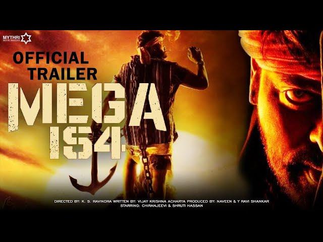 Mega 154 | Official Concept Trailer | Chiranjeevi | Shruti Haasan |Bobby | Naveen Yerneni | Y Ravi