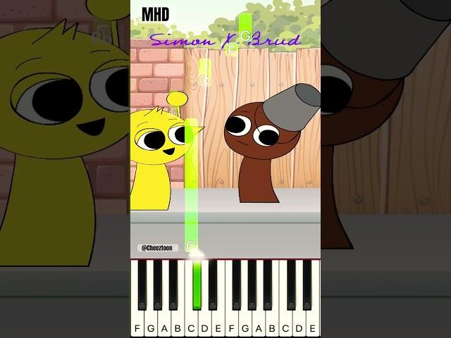 Simon x Brud Delicious Brud @cheeztoon - Piano Tutorial