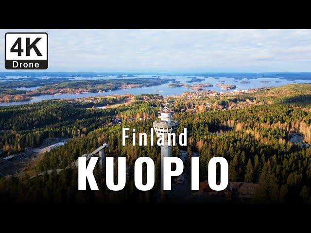 4K drone video and travel vlog on Kuopio, city of Finland  | Travel guide