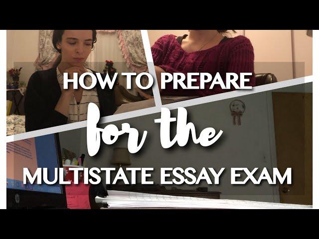 TOP 3 TIPS ON HOW TO PREPARE FOR THE MULTISTATE ESSAY EXAM | Study for the Uniform Bar Exam UBE