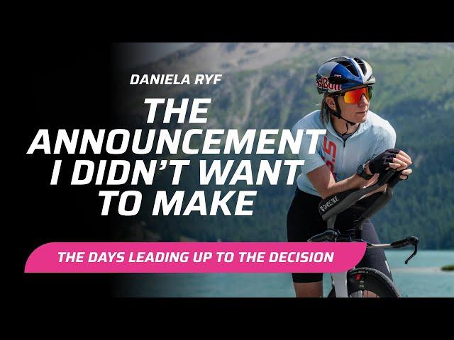 Daniela Ryf: The announcement I didn't want to make