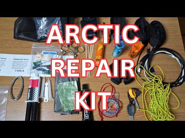 What is in my skiing wild camping expedition repair kit