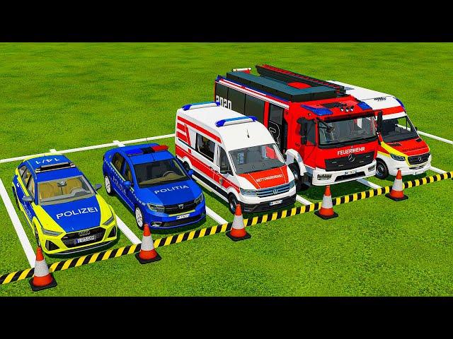 TRANSPORTING MEGA HONDA MOTORs & BIG CUCUMBERs with FLATBED TRAILER & CAT LOADERS!! FS22