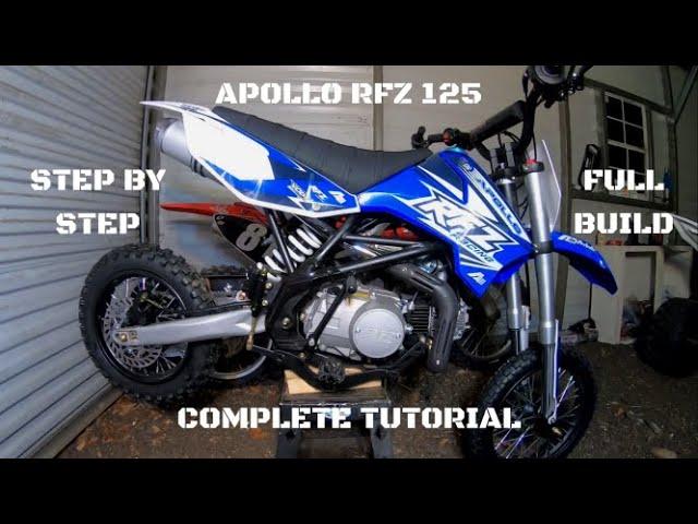 APOLLO 125  RFZ CHINESE DIRT BIKE | STEP BY STEP FULL ASSEMBLY