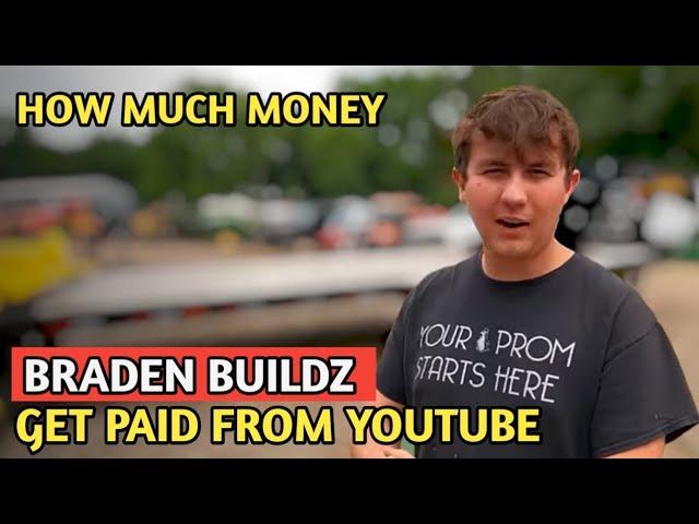 BradenBuildz || How Much Money Does BradenBuildz Channel Earn From Youtube