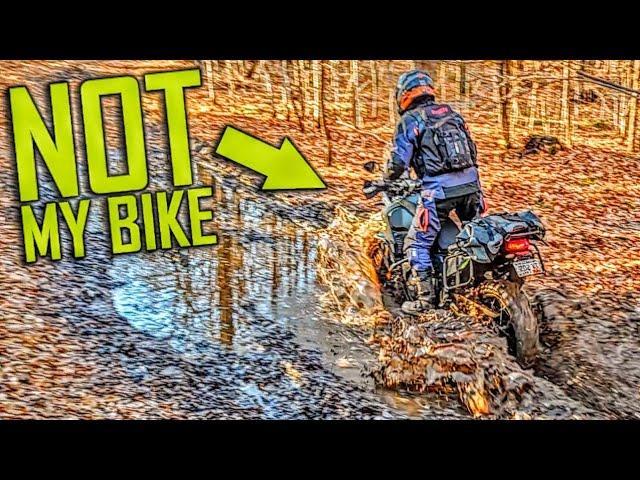 Adventure Bike VS Dual Sport: 5 Miles of Muddy 2 Track