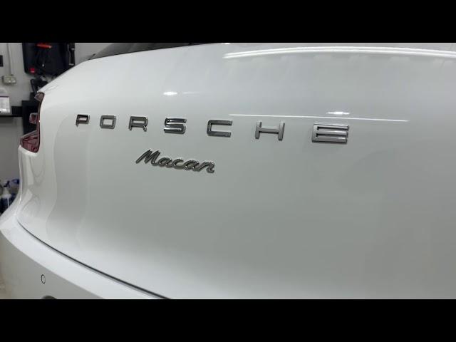 Porsche Macan protected with Cquartz Finest Reserve