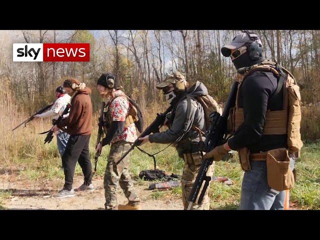 US Election: Michigan militia preparing 'for civil war'