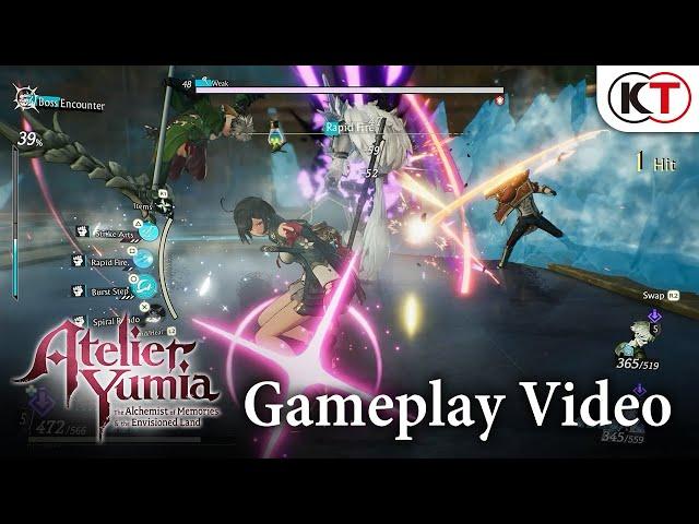 Atelier Yumia: The Alchemist of Memories & the Envisioned Land - Gameplay Video