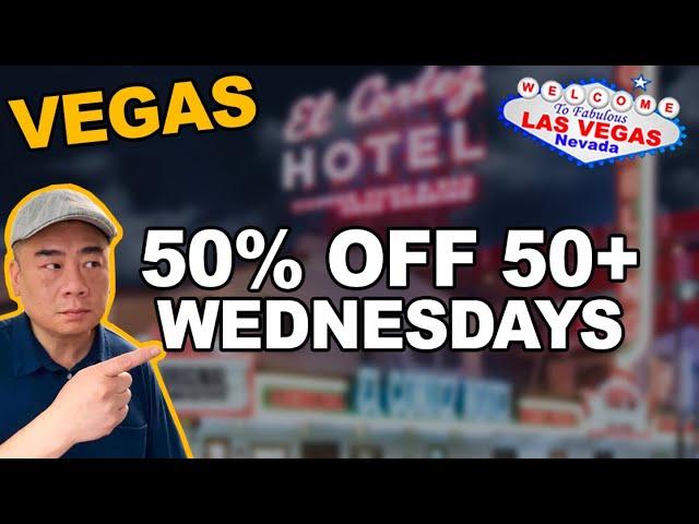 50% off Age 50+ on Wednesdays. Siegel's 1941 in the El Cortez Casino. Las Vegas