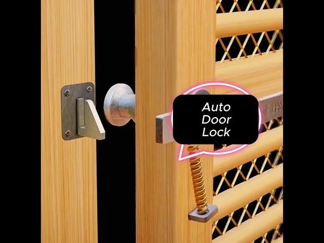 Automatic Door Closer | spring gate lock#digitalart#youtube shorts#viralvideo