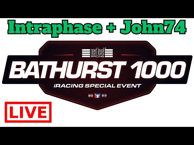 Iracing Live Stream Bathurst 1000 Intraphase + John74