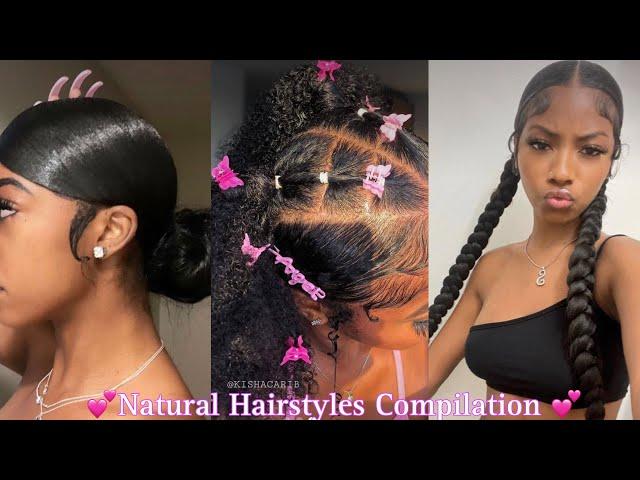 Cute & Trendy Natural Hairstyles| Styles By Baddies