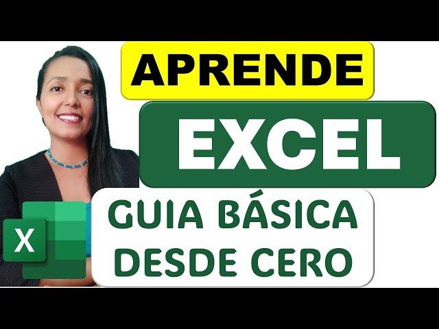 #EXCEL el PRIMER PASO para EMPEZAR a APRENDER en SOLO 30 MINUTOS. TUTORIAL 2023