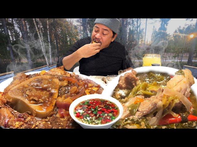 BISTEK TAGALOG GIANT BEEF BULALO!!! SINIGANG NA SPARE RIBS!!! Filipino Food. Mukbang and Recipe!!!