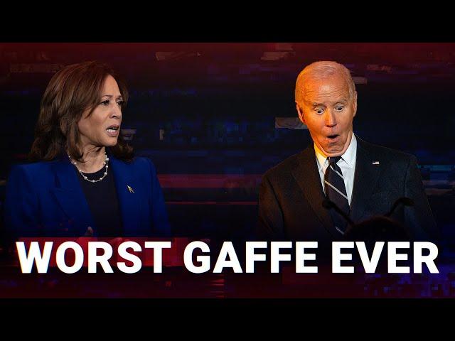 Kamala Harris abandons ‘creepy’ Joe Biden after worst gaffe ever