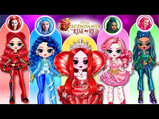 Get Ready With Elsa, Draculaura & Wednesday featuring Red from Descendants: The Rise of Red