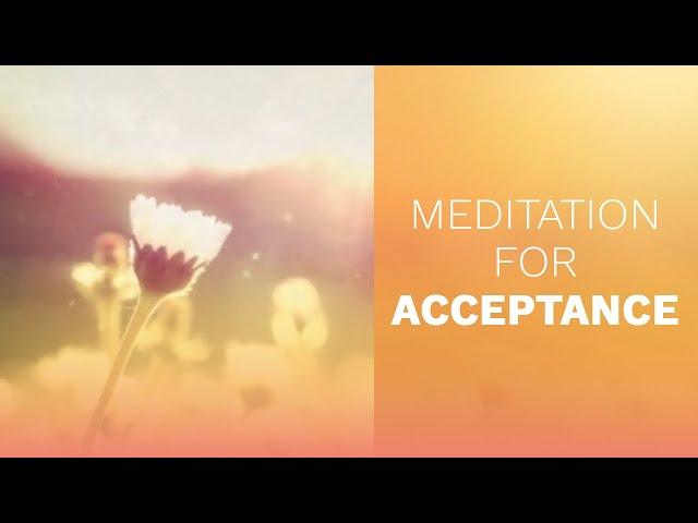 Short 6 Minute Meditation For Acceptance, Guided By Gurudev