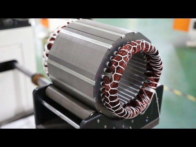 Motor Stator Aluminum / Copper  Wire Coil and Wedge Inserting Machine With Robot