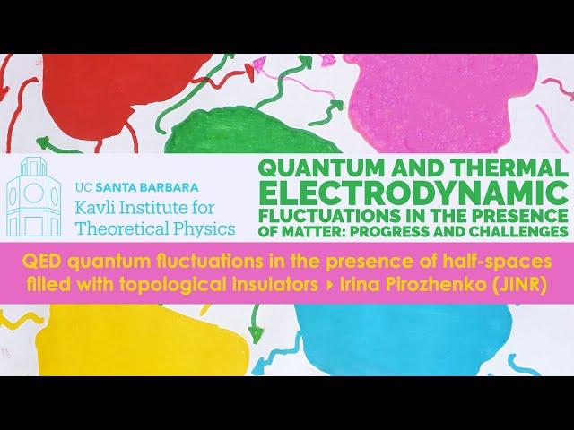 QED quantum fluctuations in the presence of half-spaces filled with... ▸ Irina Pirozhenko (JINR)