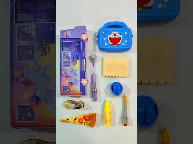 Cool Stationery Collection, Rocket Eraser, Pen, Pencil Case, Sharpener #stationery #backtoschool