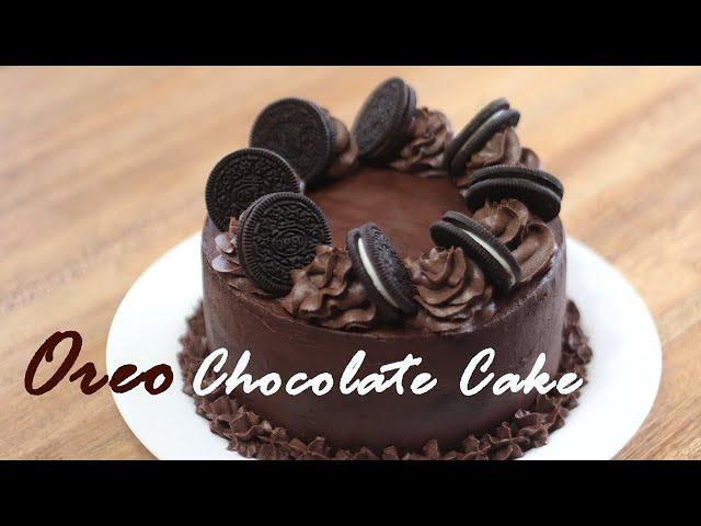 The Best Chocolate Cake with OREO for beginners | Chocolate Buttercream Frosting