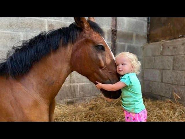 When we share pure love with each other - Cute animals and little friends ️