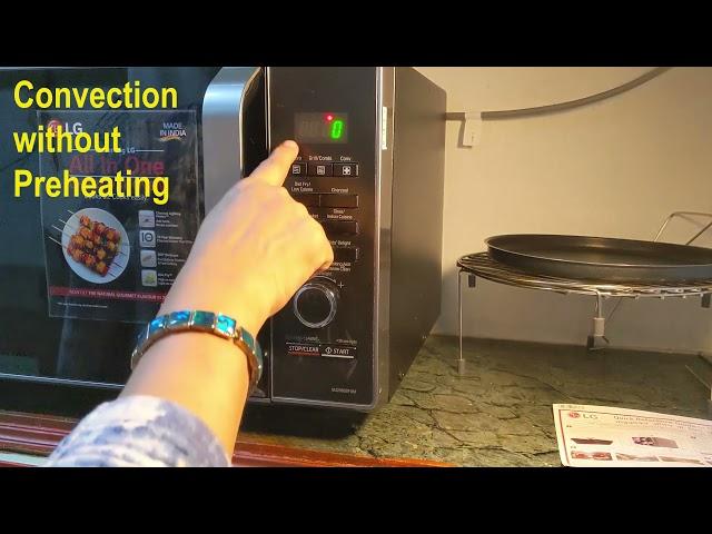 LG Charcoal Convection Microwave Oven MJ2886BFUM | Control Panel fully explained