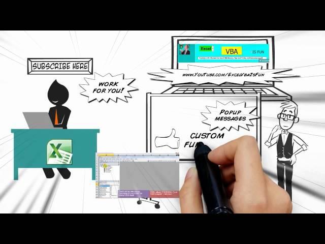 ExcelVbaIsFun - Make REAL Programs in Excel! - Promo YouTube