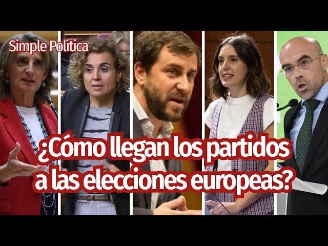 ¿Cómo llegan los partidos a las ELECCIONES EUROPEAS? | Simple Política