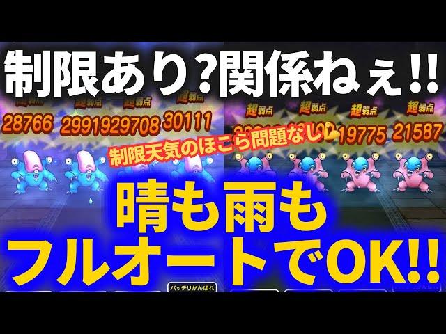 【ドラクエウォーク】天気のほこらの制限関係無し！！フルオートでOK！！【レッドイーター】【ブルーイーター】【ほこら】