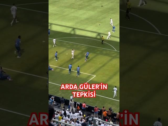 Arda Güler’in kaçan pozisyon sonrası üzüntüsü.
