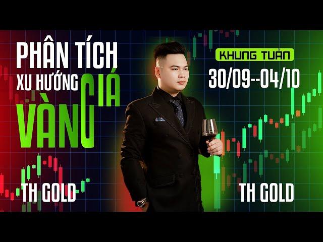 Phân tích xu hướng giá vàng khung tuần từ ngày 30/09/2024-04/10/2024#nhandinhxuhuongvang