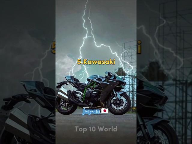 Top 10 Famous Bike Brands from different Countries #shorts #bikebrand #countries #kawasaki #ducati